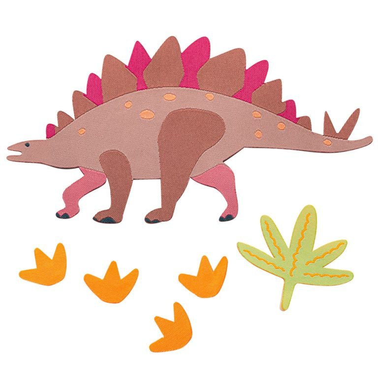 fabfabsticker Dino Stegosaurus – Bügelsticker