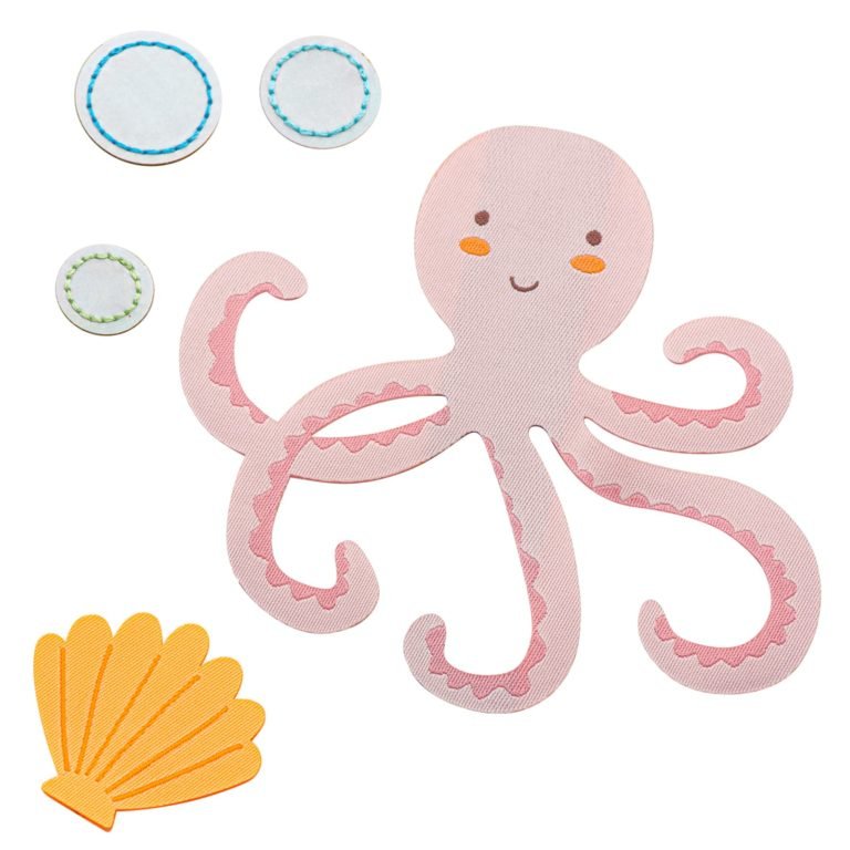 fabfabsticker Octopus – Bügelsticker
